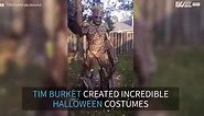 Dad creates incredibly realistic Groot costume!