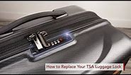 How to Replace Your Ricardo TSA Luggage Lock