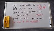 Yajnas WHITEBOARD Unboxing (Detailed) | (Pack of 4)=4 Whiteboards? YAJNAS NON-MAGNETIC WHITEBOARD