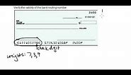 How to Check US Bank Routing Number is Valid or Not