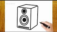 HOW TO DRAW A SPEAKER