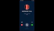 Alcatel 1A Incoming Call (Screen Video)