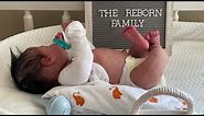 Reborn Family adopts a baby | Silicone Reborn comes to life during Box Opening🤰🏻👶🏻🤯🥳