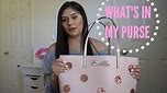WHAT'S IN MY (KATE SPADE) PURSE