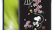 Head Case Designs Officially Licensed Peanuts Cherry Blossoms Oriental Snoopy Soft Gel Case Compatible with Apple iPhone 14 Plus