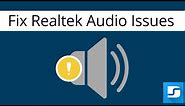 How to Update and Fix Realtek Audio Driver Problems Windows 10 (Turn on Closed Caption)