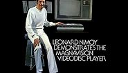 Leonard Nimoy Demonstrates the Magnavision Videodisc Player (Full Laserdisc!)
