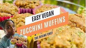 Easy Vegan Zucchini Muffins