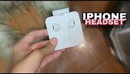 UNBOXING MY IPHONE HEADSET