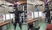 10ft exoskeleton: Man shows off robot's human-mimicking movement