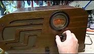 Repair Of A 1937 Philco 37 610 AM SW Tube Radio