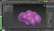Stylized cloud with BlobMesh in 3ds Max