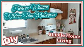 Pioneer Woman Kitchen Tour Makeover I Pioneer Woman Inspired Diy's I Mobile Home Living