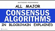 All Major Blockchain Consensus Algorithms Explained | Consensus Mechanism in Blockchain