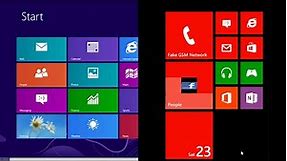 Windows 8 vs Windows Phone 8!