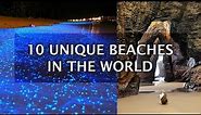 10 Unusual Beaches with Colored Sand - Beach Sand Colors Purple, Pink, Orange, Rainbow | Top 10 List