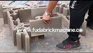 How to use habiterra interlocking blocks to build house,the usage of concrete habiterra bricks