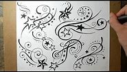 Shooting Star Tattoo Designs - Sketching Ideas