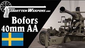 Swedish Antiaircraft Artillery: Bofors 40mm Automatic Gun M1