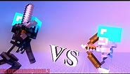 Skeleton vs Wither Skeleton [Improved Version] - Minecraft Monster Duel | Minecraft Animation
