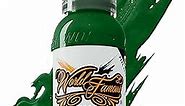World Famous Green Tattoo Ink, Vegan and Professional Ink, Made in USA, Amazon Leaf, 1 oz