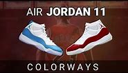 Air JORDAN 11 Colorways