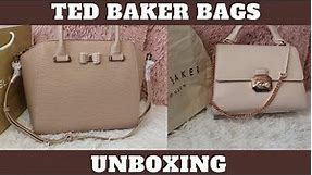 Ted Baker Bags Unboxing - Daryyl Medium Tote, Verina Crystal and Pearl Leather Satchel