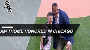 Jim Thome honored by White Sox for HOF induction