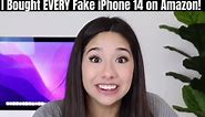 I Bought EVERY Fake iPhone 14 on Amazon!#sarahgrace #viralvideo #iphon | iphone 14 pro max fake unboxing