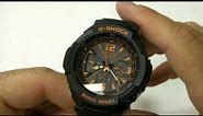 Casio G-Shock GW-3000B-1A Aviator Watch Detailed Review and Walkthrough