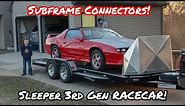 3rd Gen Z28 Camaro WELD ON Subframe Connector INSTALL!! EP-3 BUILDING A 3rd Gen Camaro RACECAR!!!