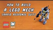 How To Build A Lego Mech [Rapid Response Suit] - Tutorial