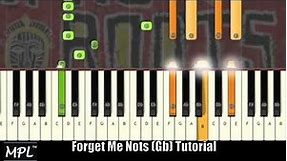 ♫ Patrice Rushen " FORGET ME NOTS" Piano Tutorial in Gb Minor Video ♫