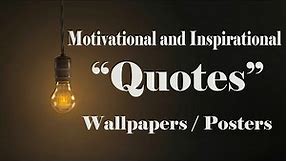 Motivational Wallpapers Quotes: 40 Free Motivational and Inspirational Quotes Wallpapers / Posters