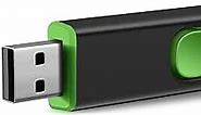 8GB USB Flash Drive, USB 2.0 Memory Stick Thumb Drive Pen Drives Jump Drive for Data Storage Black/Green