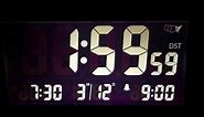 Daylight savings 🔴 time travel change March 12, 2017 Spring Forward Digital Clock also 3/10/2019