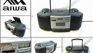 AIWA CSD-ES70 Portable Stereo Radio FM AM Cassette Recorder CD Boombox