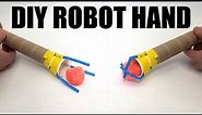 Make a Robotic Hand with Straws | Science Project