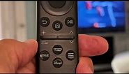 How to control the volume on Samsung QLED 4K Smart TV Remote
