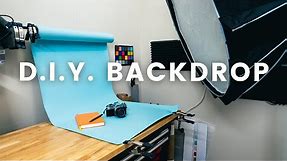 Product Photography at Home - DIY Backdrop!