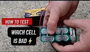 Dewalt Battery Cell Voltage Test ⚡