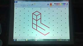 DRAWING 3-D SHAPES ON ISOMETRIC DOT PAPER