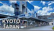 【4K HDR】Walk in Downtown Kyoto, Japan | Kyoto Station to Higashi Hongan Temple (東本願寺)