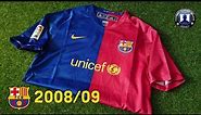 🔴🔵 Retro FC Barcelona 2008/09 Lionel Messi home jersey unboxing [Projerseyshop] #Leomessi