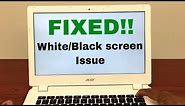 FIXED: Chromebook has white/black screen