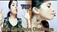 Fish Lips Face Challenge 🐠🐋🐟 #requestedvideo #challengevideo