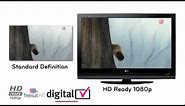 The LG LF7700 LCD TV with built-in FreeSat