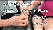 Acupressure - Hand and Finger Pain