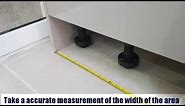 DIY..How to fit a plinth for kitchen units.
