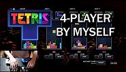 Tetris - 4-Player By Myself (+Handcam)